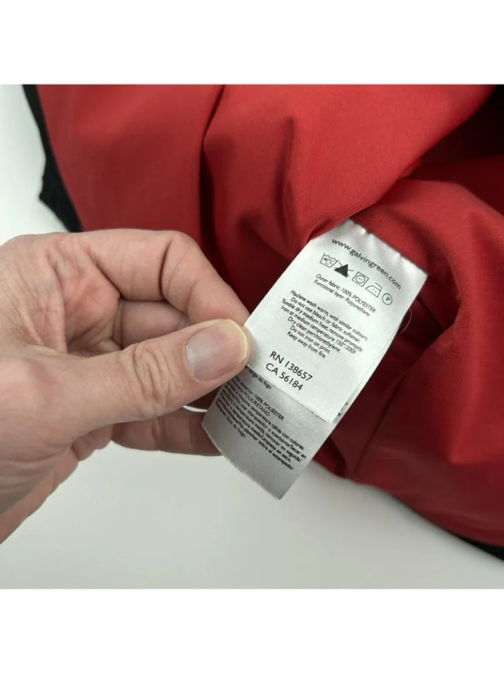 Galvin green Lawson Interface 1 vest red and black L Body Warmer